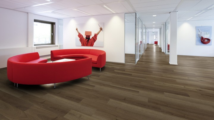 office lobby and corridor