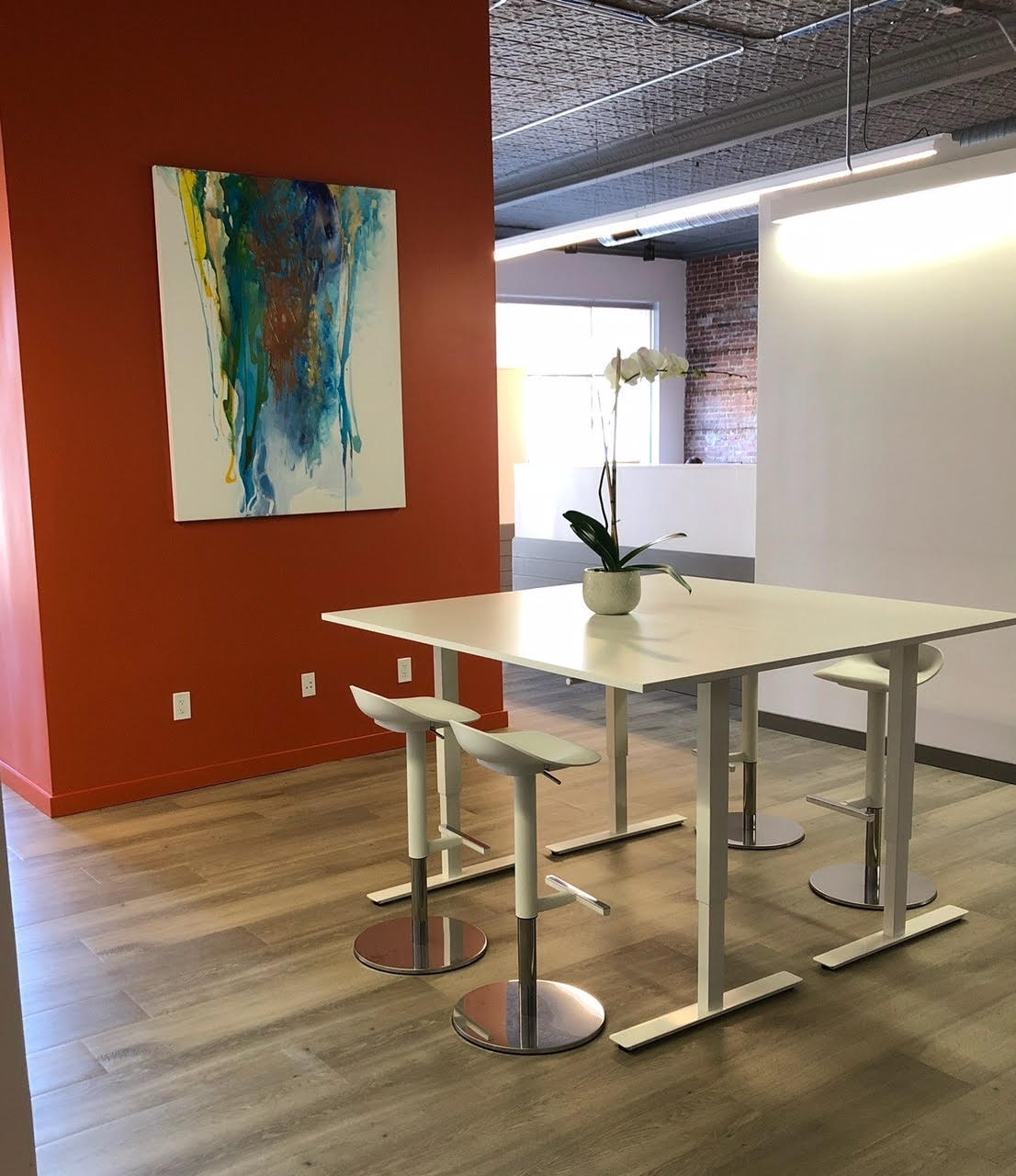 design office with table