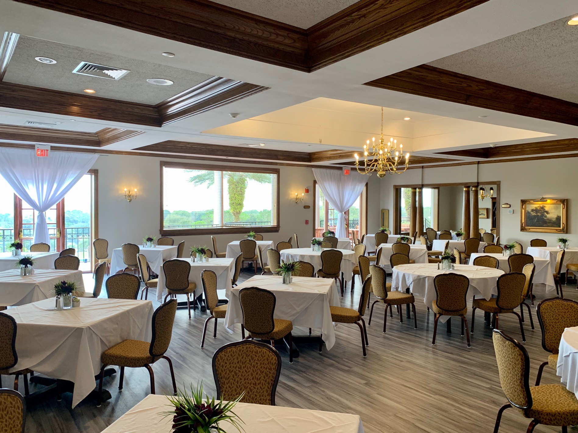 Flooring within a ballroom