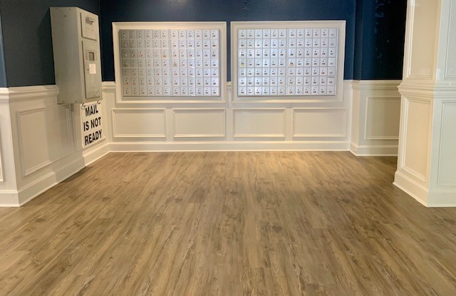 mailroom of senior living facility